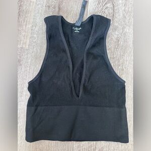 Urban Outfitters Black Ribbed Tank